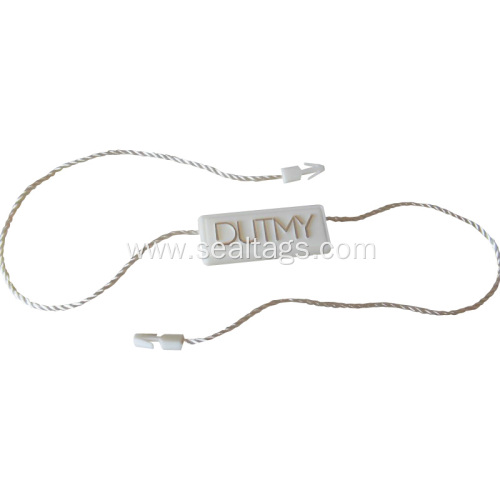 personalized Plastic Garment hang tag string seal